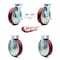 Service Caster 8 Inch Poly on Aluminum Caster Set with 2 Brakes/Swivel Lock 2 Rigid SCC SCC-30CS820-PAB-TLB-BSL-2-R-2 - alternate 7